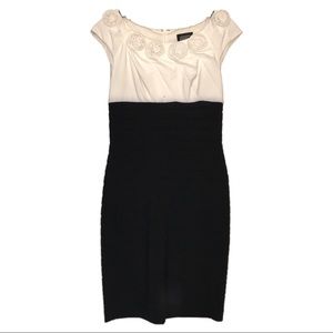 Black and White Adrianna Papell Dress Size 8